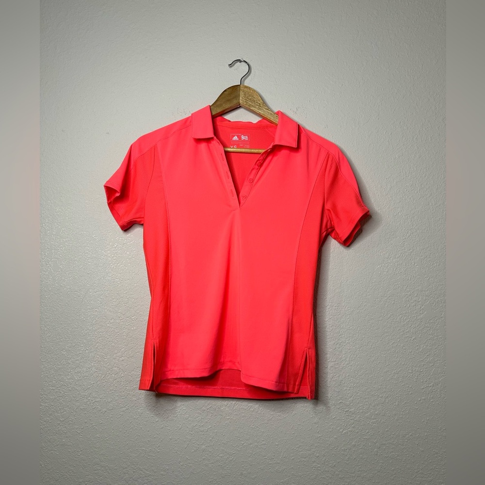 Adidas Bright Pink Golf Polo Size XS